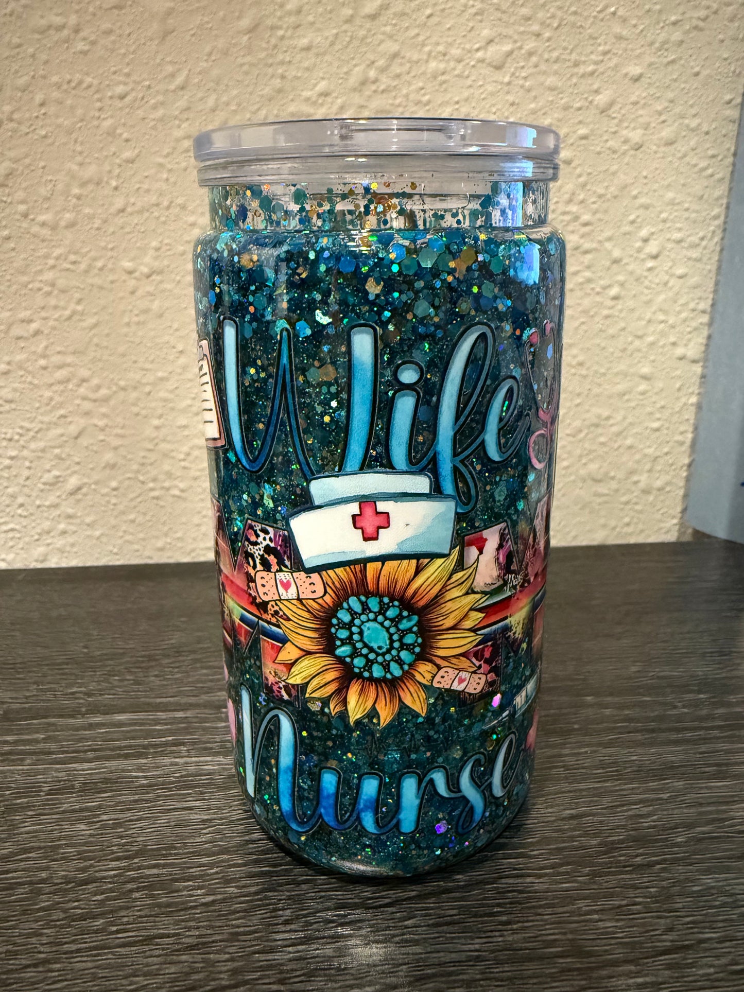 16oz Snowglobe Nurse